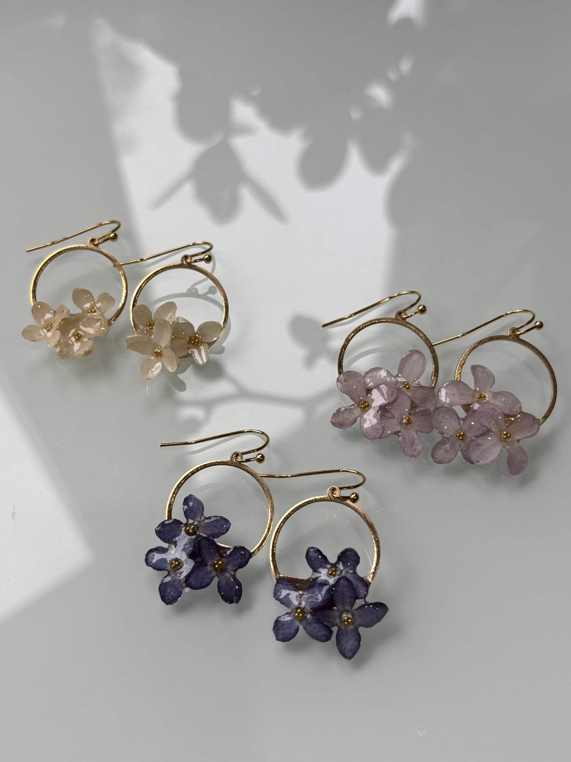 Ceriņu auskari- “Aplis"