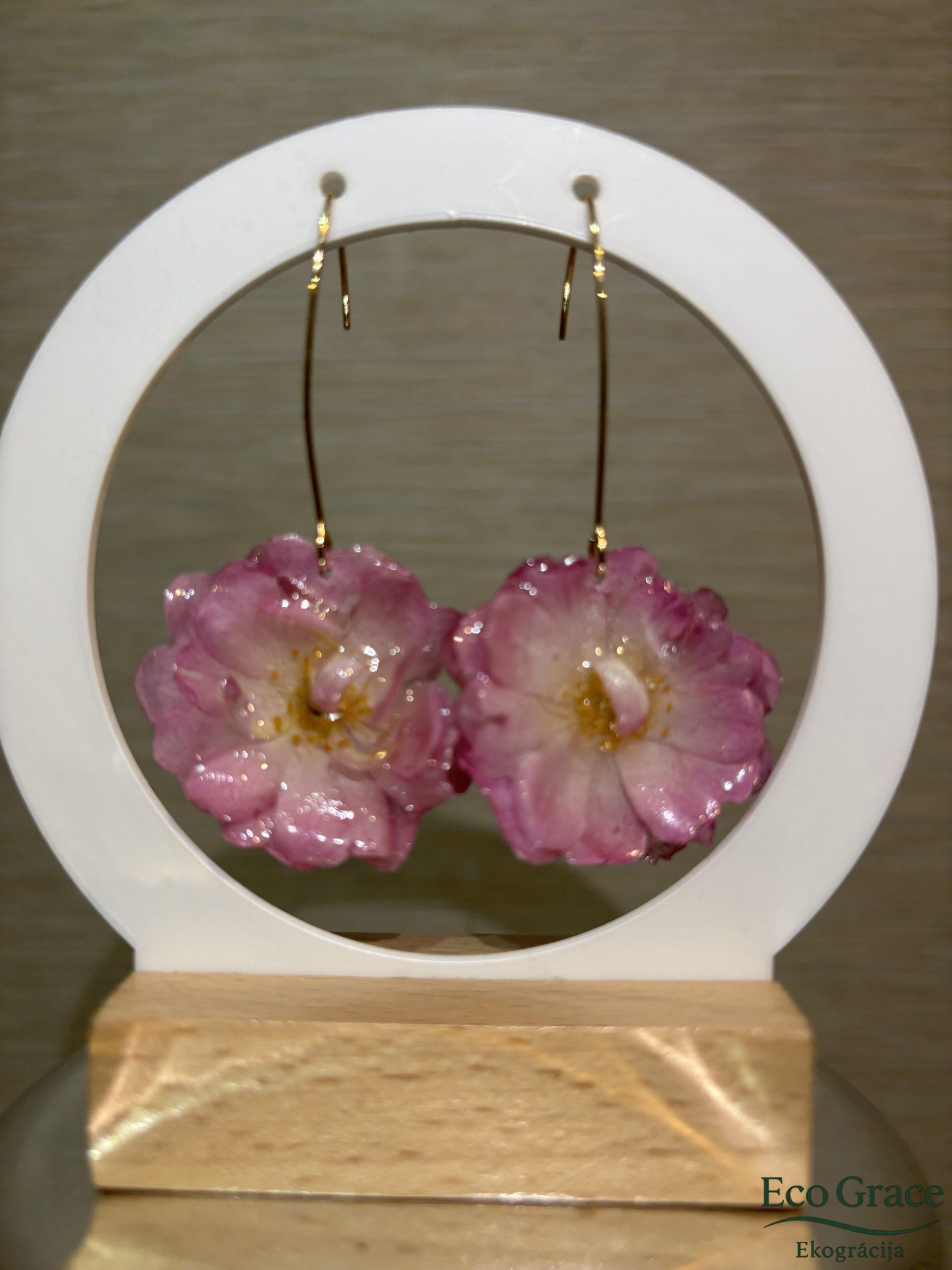 Auskari mini rozītes