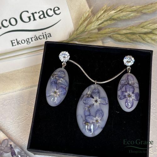 Rotu komplets "Ceriņu kupenas" Rotu komplets "Ceriņu kupenas"