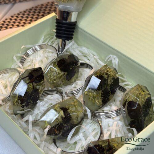 Salvešu gredzenu komplekts- "Čiekurs" Salvešu gredzenu komplekts- "Čiekurs"