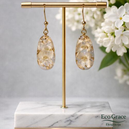 Auskari- "Ceriņu grācija" Auskari- "Ceriņu grācija"