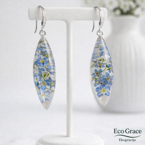 Neaizmirstulīšu auskari "Lielā lāse"