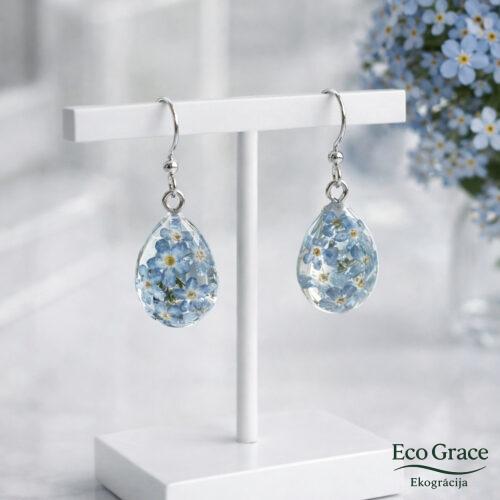 Auskari "Neaizmirstulītes- Lāsīte"