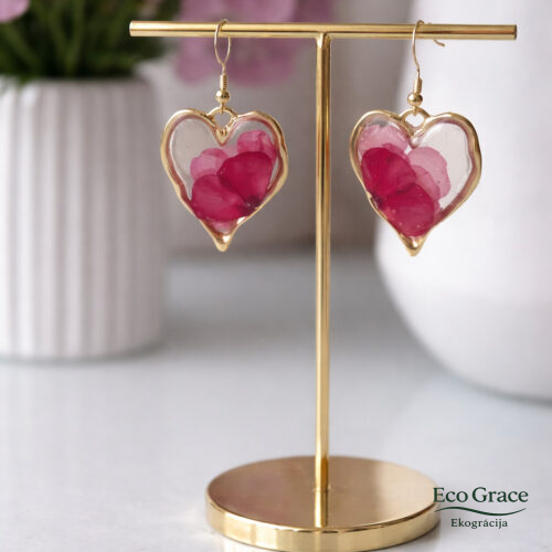 Flokšu auskari "Sirsniņā"