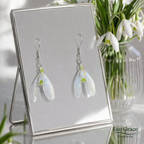 Auskari "Sniegpulkstenīši"